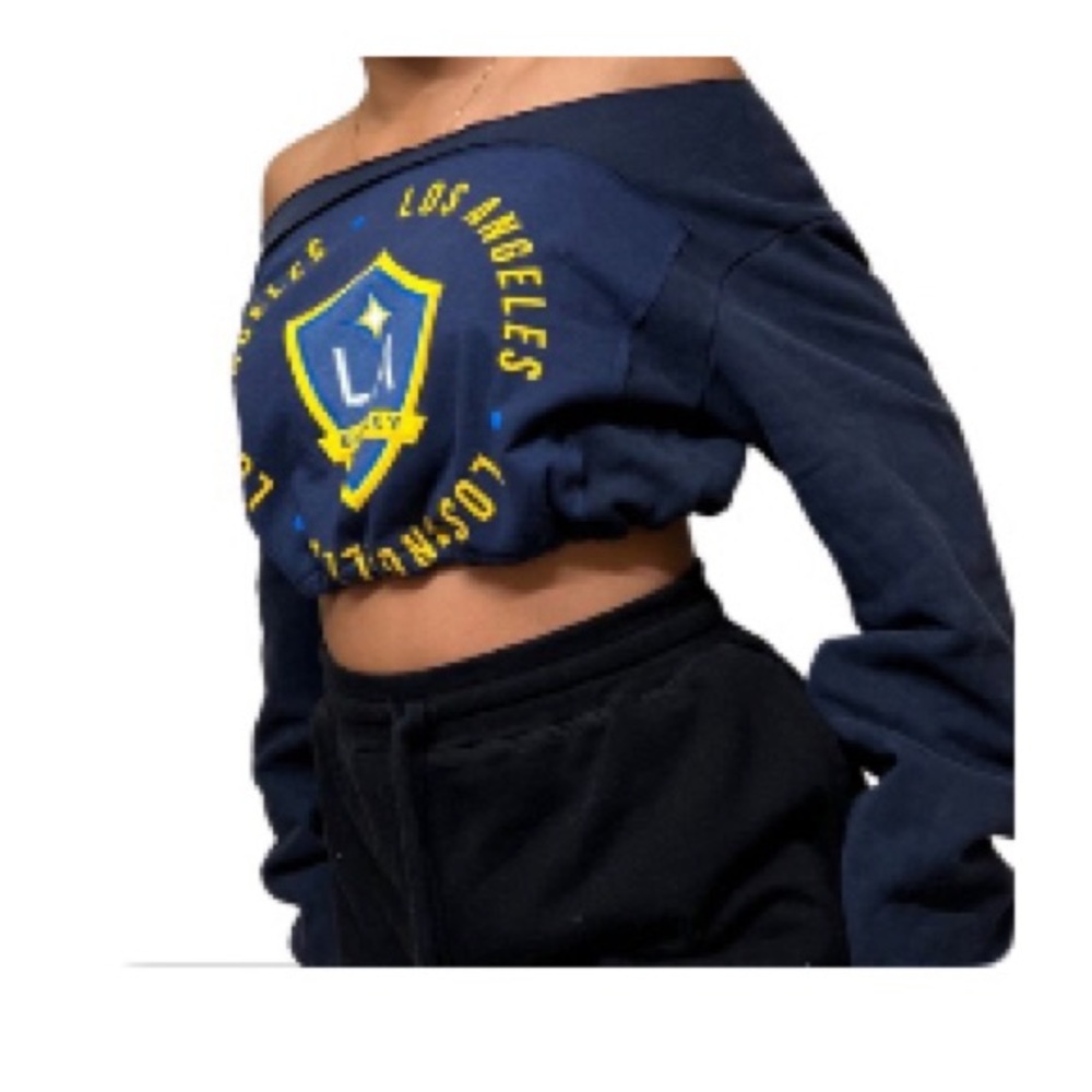 Custom LA galaxy sweatshirt